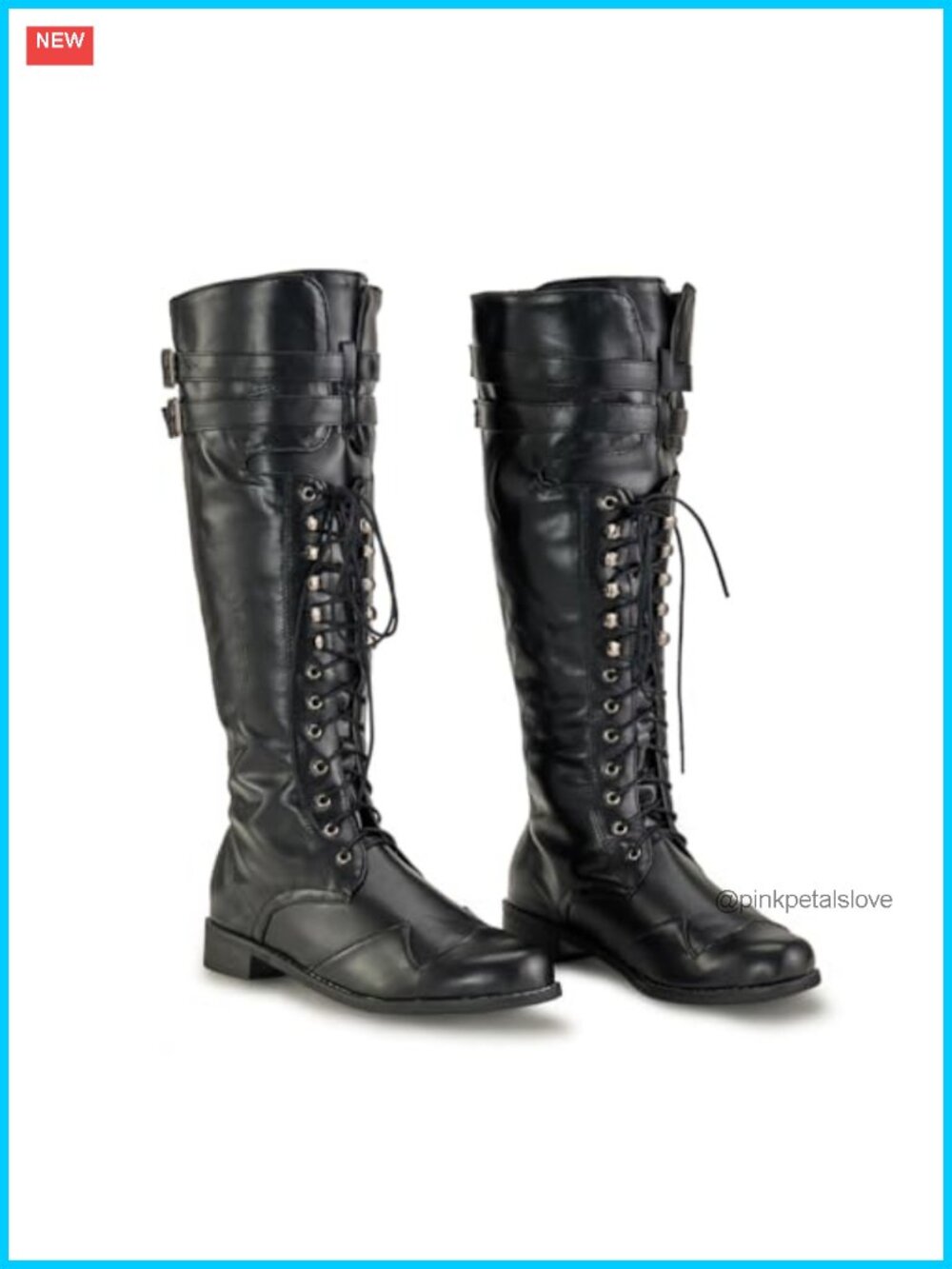 Medieval Renaissance Mid-Calf Pull On Flat Jazz Boots Gothic Costume